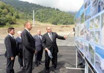 Ilham Aliyev inspects construction of Tufan Summer and Winter Alpine Skiing Complex in Gabala (PHOTO)