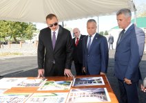 President Ilham Aliyev inspects construction of Karvansaray hotel complex in Gabala (PHOTO)