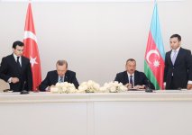 Azerbaijan, Turkey sign eight bilateral documents (PHOTO)