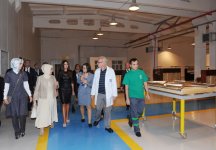 Azerbaijan`s first lady and spouse of Turkish Premier visit piano factory in Gabala (PHOTO)