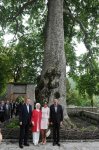 Azerbaijani President, Turkish PM get acquainted with Palace of Sheki Khans (PHOTO)