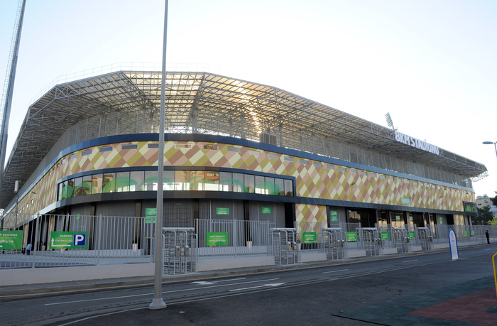 Azerbaijani President and his spouse open 8 KM stadium in Baku (PHOTO)