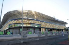 Azerbaijani President and his spouse open 8 KM stadium in Baku (PHOTO)