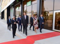 Azerbaijani President and his spouse open 8 KM stadium in Baku (PHOTO)