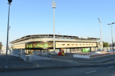 Azerbaijani President and his spouse open 8 KM stadium in Baku (PHOTO)