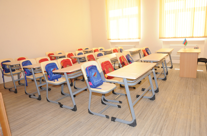 First Lady of Azerbaijan inaugurates new school building in Bina settlement of Baku (PHOTO)