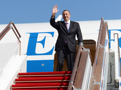 Azerbaijani President heads to France for working visit
