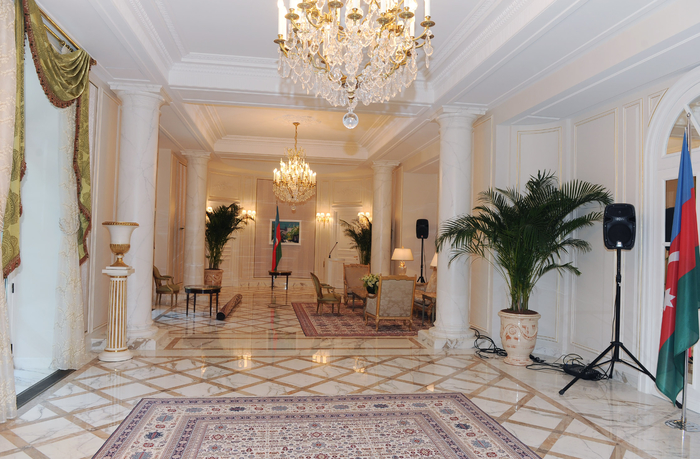 Azerbaijani President attends opening of Azerbaijani Cultural Center in Paris (PHOTO)