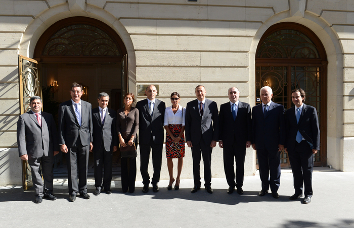 Azerbaijani President attends opening of Azerbaijani Cultural Center in Paris (PHOTO)