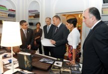 Azerbaijani President attends opening of Azerbaijani Cultural Center in Paris (PHOTO)
