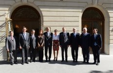 Azerbaijani President attends opening of Azerbaijani Cultural Center in Paris (PHOTO)