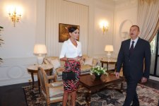 Azerbaijani President attends opening of Azerbaijani Cultural Center in Paris (PHOTO)