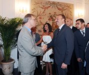 Ilham Aliyev and his spouse attends reception on the occasion of opening of Azerbaijani Cultural Center in Paris (PHOTO)