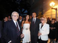Ilham Aliyev and his spouse attends reception on the occasion of opening of Azerbaijani Cultural Center in Paris (PHOTO)