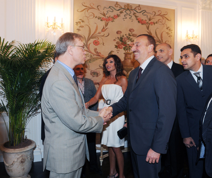 Ilham Aliyev and his spouse attends reception on the occasion of opening of Azerbaijani Cultural Center in Paris (PHOTO)