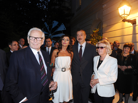 Ilham Aliyev and his spouse attends reception on the occasion of opening of Azerbaijani Cultural Center in Paris (PHOTO)