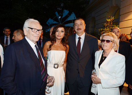 Ilham Aliyev and his spouse attends reception on the occasion of opening of Azerbaijani Cultural Center in Paris (PHOTO)