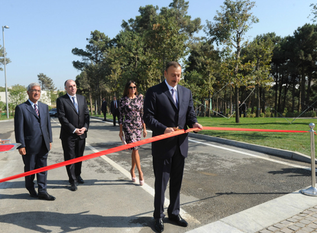President Ilham Aliyev and his spouse opens Diplomatic Academy’s new building (PHOTO)