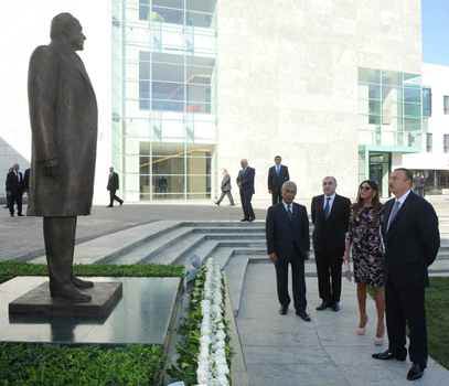 President Ilham Aliyev and his spouse opens Diplomatic Academy’s new building (PHOTO)