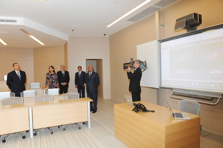 President Ilham Aliyev and his spouse opens Diplomatic Academy’s new building (PHOTO)