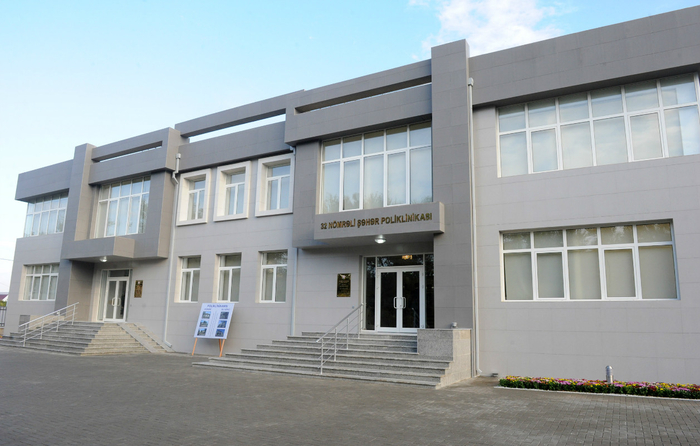 Azerbaijani President inaugurates newly reconstructed city polyclinic No 32 in Alat settlement (PHOTO)