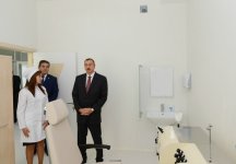 Azerbaijani President inaugurates newly reconstructed city polyclinic No 32 in Alat settlement (PHOTO)