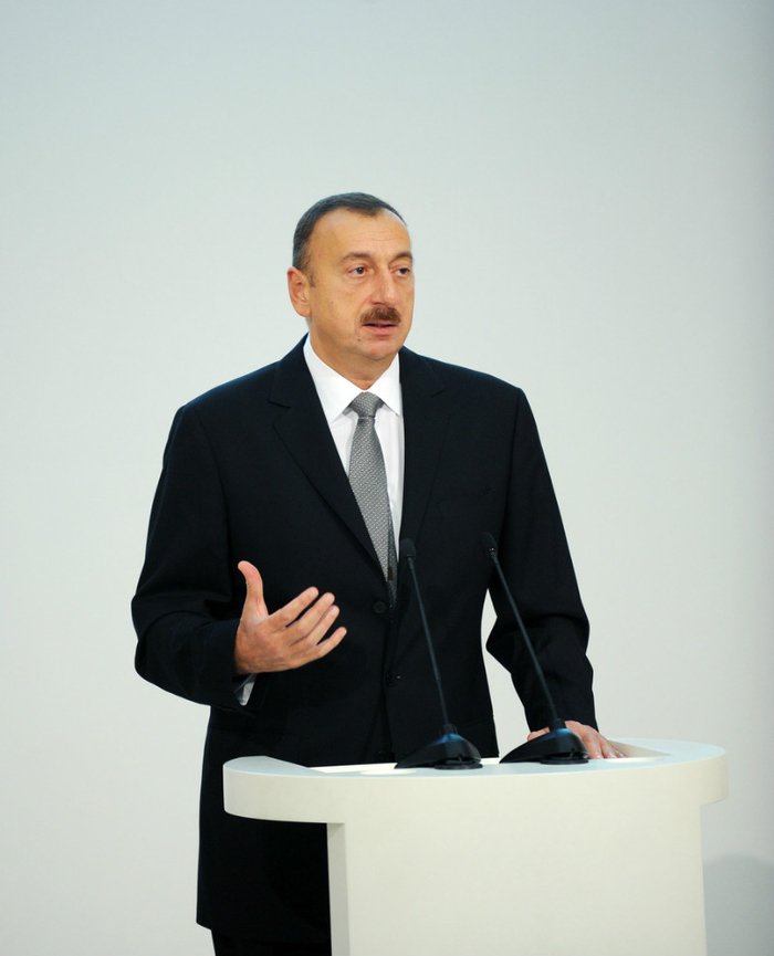 Azerbaijani President and First Lady participate in opening of MSU Baku branch’s new building (PHOTO)