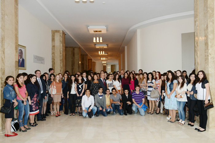 Azerbaijani President and First Lady participate in opening of MSU Baku branch’s new building (PHOTO)