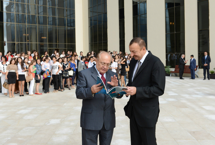 Azerbaijani President and First Lady participate in opening of MSU Baku branch’s new building (PHOTO)