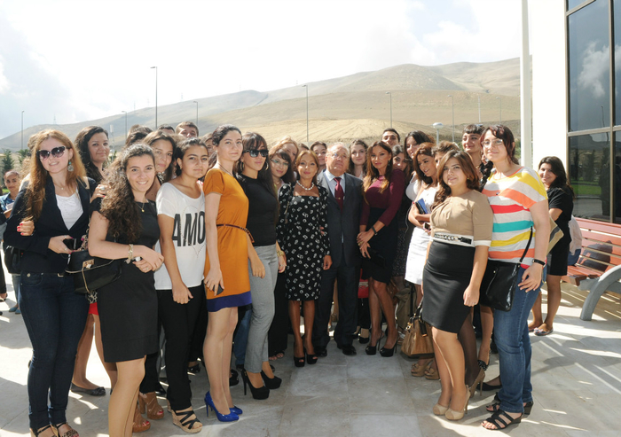 Azerbaijani President and First Lady participate in opening of MSU Baku branch’s new building (PHOTO)