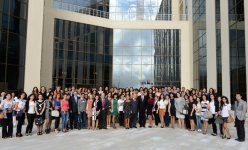Azerbaijani President and First Lady participate in opening of MSU Baku branch’s new building (PHOTO)