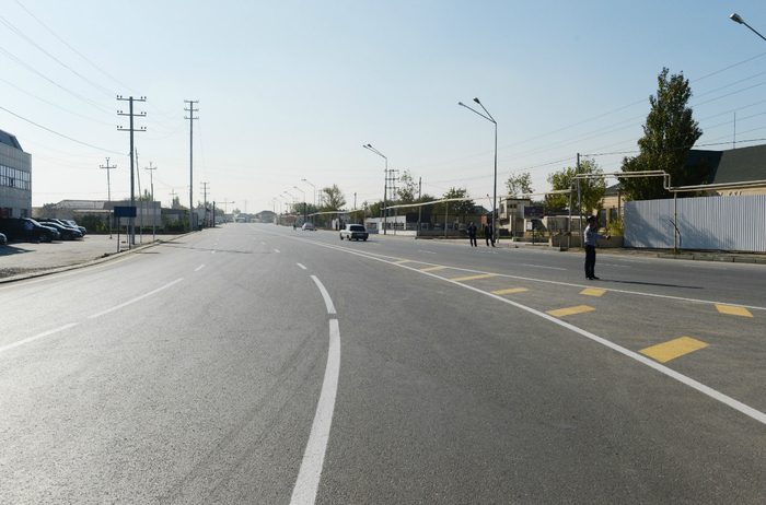 President Ilham Aliyev inspects redeveloped Zabrat-Mashtagha-Buzovna and Zabrat-Pirshaghi highways (PHOTO)