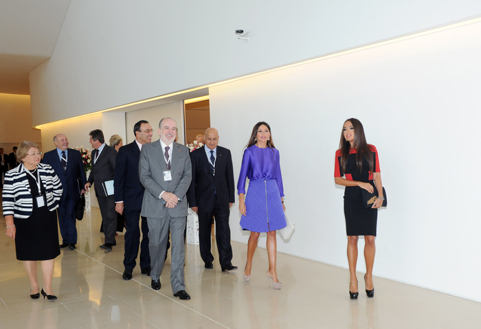 Azerbaijani President and his spouse attend opening of Baku International Humanitarian Forum (PHOTOS)