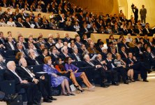 Azerbaijani President and his spouse attend opening of Baku International Humanitarian Forum (PHOTOS)