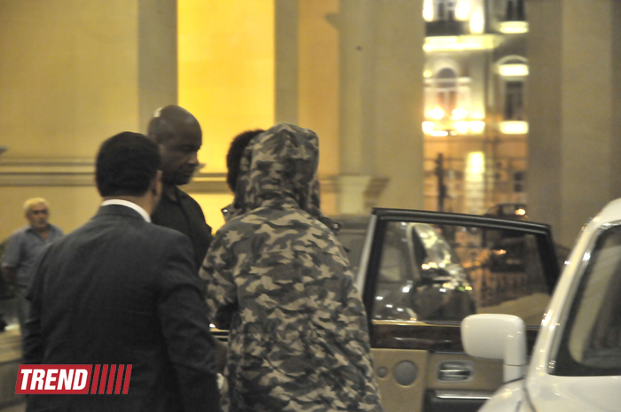 First photos of Rihanna in Baku