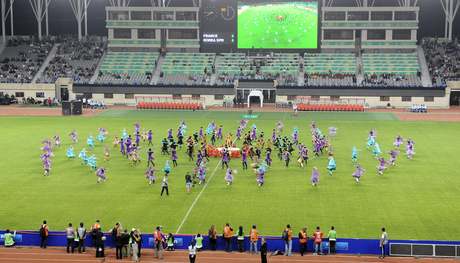 Azerbaijani President watched FIFA U-17 Women`s World Cup final game (PHOTO)