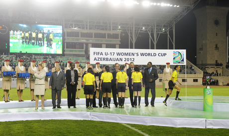 Azerbaijani President watched FIFA U-17 Women`s World Cup final game (PHOTO)
