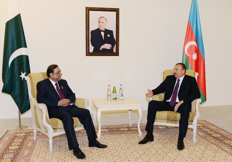 Ilham Aliyev meets with Prime Minister of Turkey and presidents of Tajikistan and Pakistan (PHOTO)