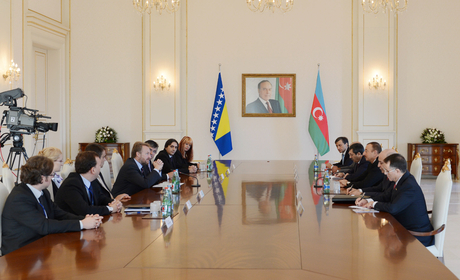 President of Azerbaijan and Chairman of Presidency of Bosnia and Herzegovina meet in private (UPDATE) (PHOTO)