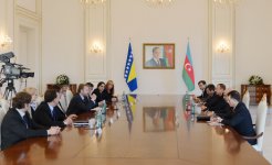 President of Azerbaijan and Chairman of Presidency of Bosnia and Herzegovina meet in private (UPDATE) (PHOTO)