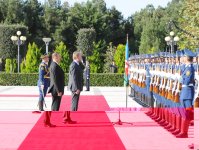 Chairman of Presidency of Bosnia and Herzegovina officially welcomed to Azerbaijan (PHOTO)