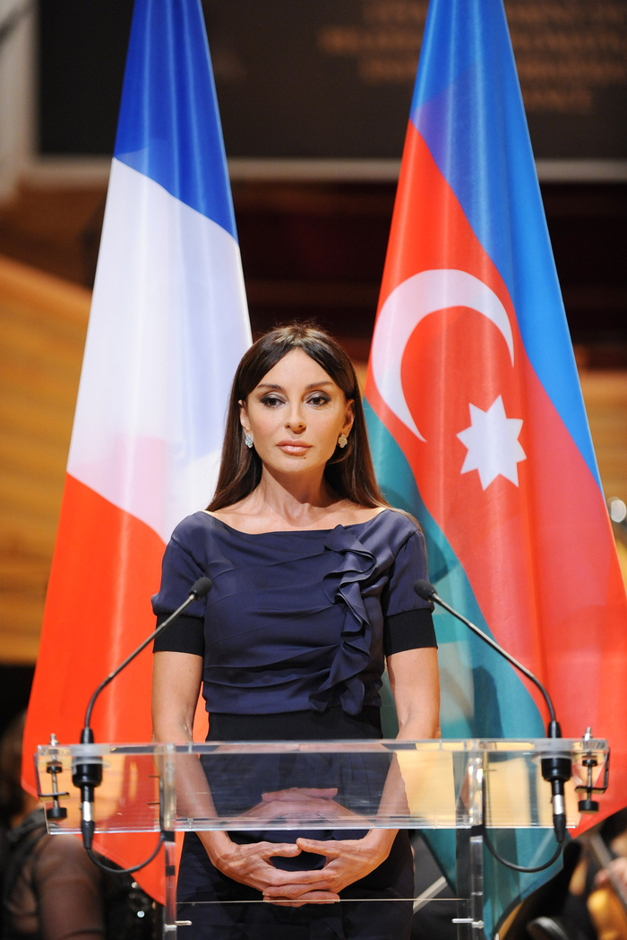 Azerbaijan`s first lady Mehriban Aliyeva participates in 20th anniversary of Azerbaijan-France diplomatic ties establishment in Paris (PHOTO)