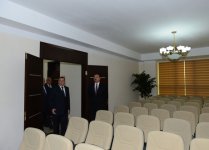 President Ilham Aliyev opens headquarters of New Azerbaijan Party`s regional branch in Saatli (PHOTO)
