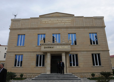 President Ilham Aliyev opens Chess School in Saatli (PHOTO)