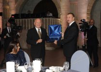 Ilham Aliyev and his spouse attend solemn ceremony marking 20th anniversary of Azerbaijan National Olympic Committee (PHOTO)