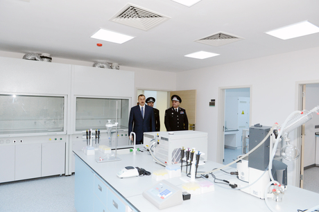 Azerbaijani President inaugurates military hospital of National Security Ministry (PHOTO)