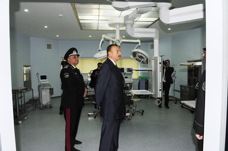 Azerbaijani President inaugurates military hospital of National Security Ministry (PHOTO)