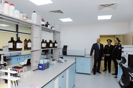 Azerbaijani President inaugurates military hospital of National Security Ministry (PHOTO)