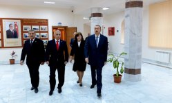 President Ilham Aliyev gets acquainted with reconstructed School 173 of capital’s Yasamal District (PHOTO)