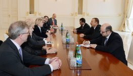 Azerbaijani President receives German Minister of State